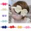 Baby Girl Fabric microfiber hair accessories Bow tie headband for party or gift