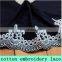 Custom 1 2 3 4 5 6 CM Cotton Eyelet Lace Trim French Lace Trimming Cotton Crochet Lace Trim