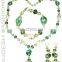 Designer Glass beads wedding bridal necklace earring bracelets