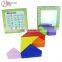 Custom Tangram Chinese Puzzle Box with PVC Window