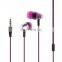 Braided Wire Cheap Earphone With Mic Cell Phone In-ear Headset for Smart Phone