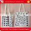 Custom printing stripe cotton canvas shopping bag,foldable canvas tote bag wholesale