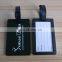 embossed logos club lugagge tag hard plastic