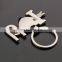 New Couple I LOVE YOU Keyring , Metal Heart Couple Keychain , Lover Romantic Creative Key Chain