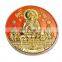 religion custom made metal coin/ logo engraved metal coin