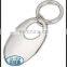 cheap metal crafts round ring key chains with different shape design