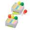 blue red green color mobile phone bracket highlighter with note paper