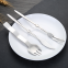 Creative stainless steel cake shovel, dessert knife, fork and spoon suit