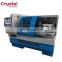 My test CK6140A hydraulic 3 jaw chuck cnc lathes machine for metal processing