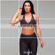Hot selling Jacquard crop vest top with legging yoga suit Jogging suit two pieces women clothing