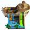 2020 new design mobile inflatable slide with pool for kids
