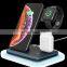 Wireless Mobile phone Charger Fast Charging A Set Of Magnet Tips Mobile Phone Headset 3 In 1 Mobile Wireless Charger
