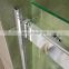 Sliding stainless steel frame big roller tempered glass  shower room