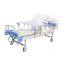 Factory Price Movable 2 Cranks Manual Folding Hospital Bed,Patient Bed,Medical Bed