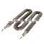 29cm U Type Finned Electric Heat Tube Stainless Steel Fin Heating Element 220V 1kW Water Heater Oven Heating Pipe Air Energy