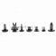 415pcs 18 Models Car Retainer Push Fastener Pin Driver Rivet Trim Panel Clips For Car