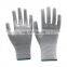 Electronics Industry Cleanroom PVC Dotted ESD Gloves