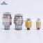 PC4-M5 4MM 6MM 8MM 10MM 12MM Plastic Tube Hose Connector Straight Brass Air Hose Pipe Pneumatic Fitting