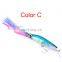 10cm/8.1g five-color banana wood shrimp lure fishing bait explosive hook squid shrimp plastic hard bait squid jig