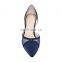 Latest arrival high fashionable design women fancy rhinestone med heels sandals shoes for ladies footwear other color options