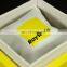 Luxury custom yellow MDF wooden watch box jewelry gift packaging box