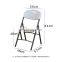 HDPE top outdoor Folding Chair Simple Portable Chair Home Conference white camping picnic Foldable Chairs