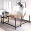 new simple L shaped desk gaming table home office tables wooden metal workstation computer modern office desks with host rack