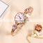 JW 6263 Charm quartz designer wrist watch slim chain strap stainless steel ladies watches