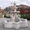 Customized White Marble Pegasus Fountain