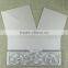 2016 Hotsell Silver Pocket Glitter Die Cut Elegant Dinner Invitation Card