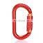 JRSGS Heavy Duty Aluminium Alloy Climbing Carabiner Clip, 0-Ring Snap Hook Clip Tool Carrier Carabiner 25KN S7108TN