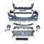 MAICTOP auto body kit car bumper grille 3 lens headlight for lx570 2008-2012 upgrade to 2013-2015 kits