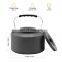 Camping Kettle 2.2L/1.6L Aluminum Alloy Open Campfire Coffee Tea Pot Fast Heating Outdoor Gear for Boiling Water