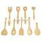 Bamboo Utensil Set Apartment Essentials Wood Spatula Spoon Kitchen Utensil Set Premium Quality Housewarming Gifts