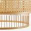 Best Selling Rattan Lampshade Handmade rattan pendant light wicker ceiling light decor manufacturer