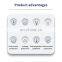 Home smart electric car charge 16A 3.5KW AC European standard type2 indicator light Portable Electric Vehicle Charging Station