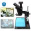 3.5X-90X Black Trinocular Stereo Zoom Microscope camera for Phone PCB Soldering