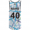 round neck styles sublimated basketball jersey with polyester material