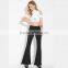 Wholesale ladies fashion trousers women flared trousers lady pants