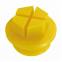 M24 Hex Design Nylon Plastic Male Threaded Sealing Plug Cap Yellow SPM, SPB, SPU Series
