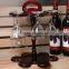 2016 hotsale Custom Shaped Carved/Curved Printed Big DIY rack display Wine Rack