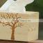 wholesale decoration natural wood storage tissue box
