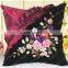 handmade ribbon embroidery cushion cover