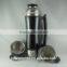 fashion design 500ml double wall stainless steal insulated thermos with handle and cups