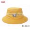 custom made embroidery cotton twill bucket hats with good shape brim