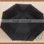 Real outdoor double canopy golf umbrella/large black golf umbrella