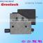 Snap action door latching micro switches