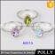 Sartificial stone designs sterling ring Panyu factory process jewelry