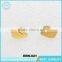 Promotional Price Fashion Gold Plated Earring Cute Duck Shape Earrings Jewelry Gold, Wholesale Stainless Steel Earring