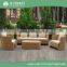 Leisure ways resin wicker 4 seats rattan outdoor garden furniture sofa set